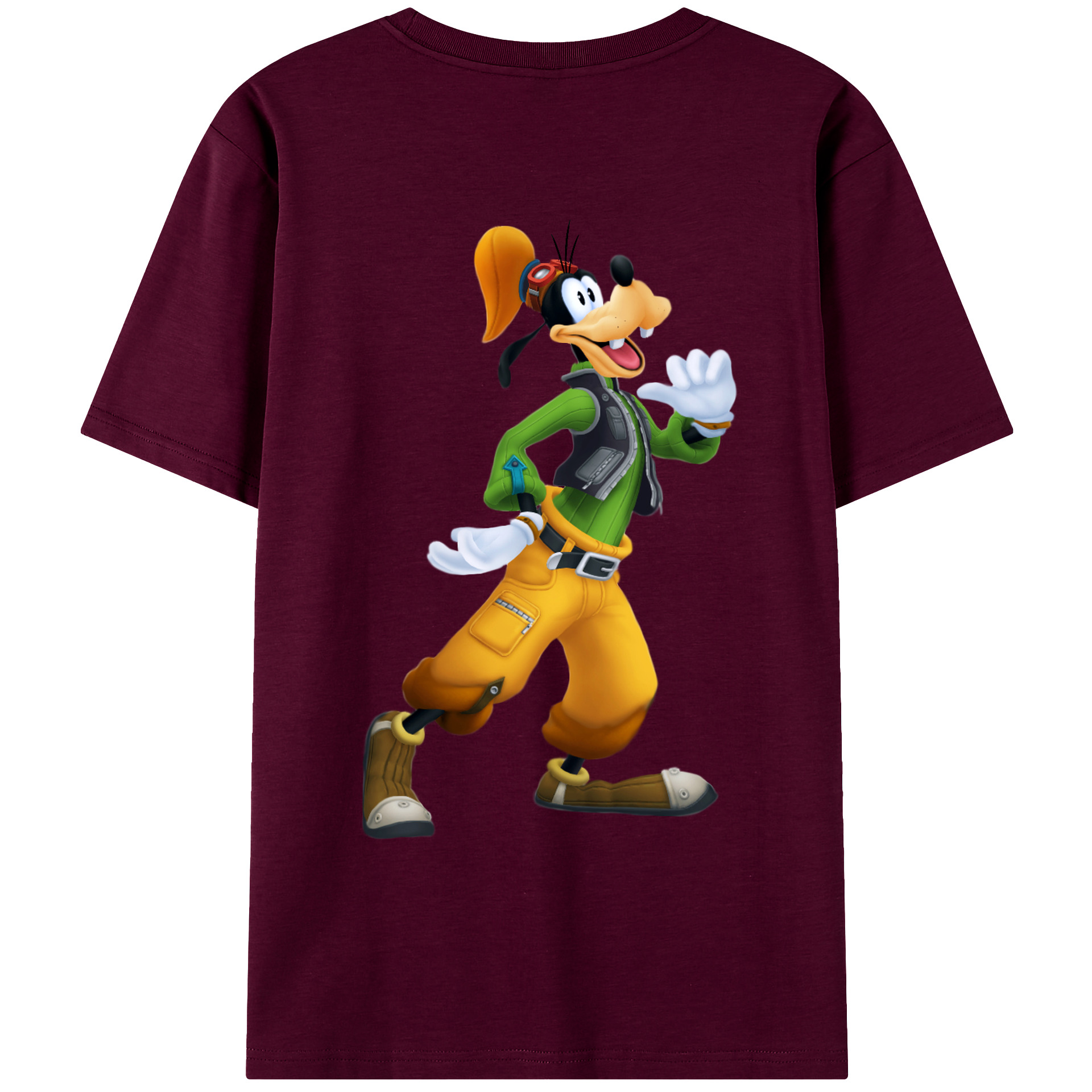 （画像用） ミッキーマウス Mickey Mouse レディース半袖Tシャツ(バックプリント)